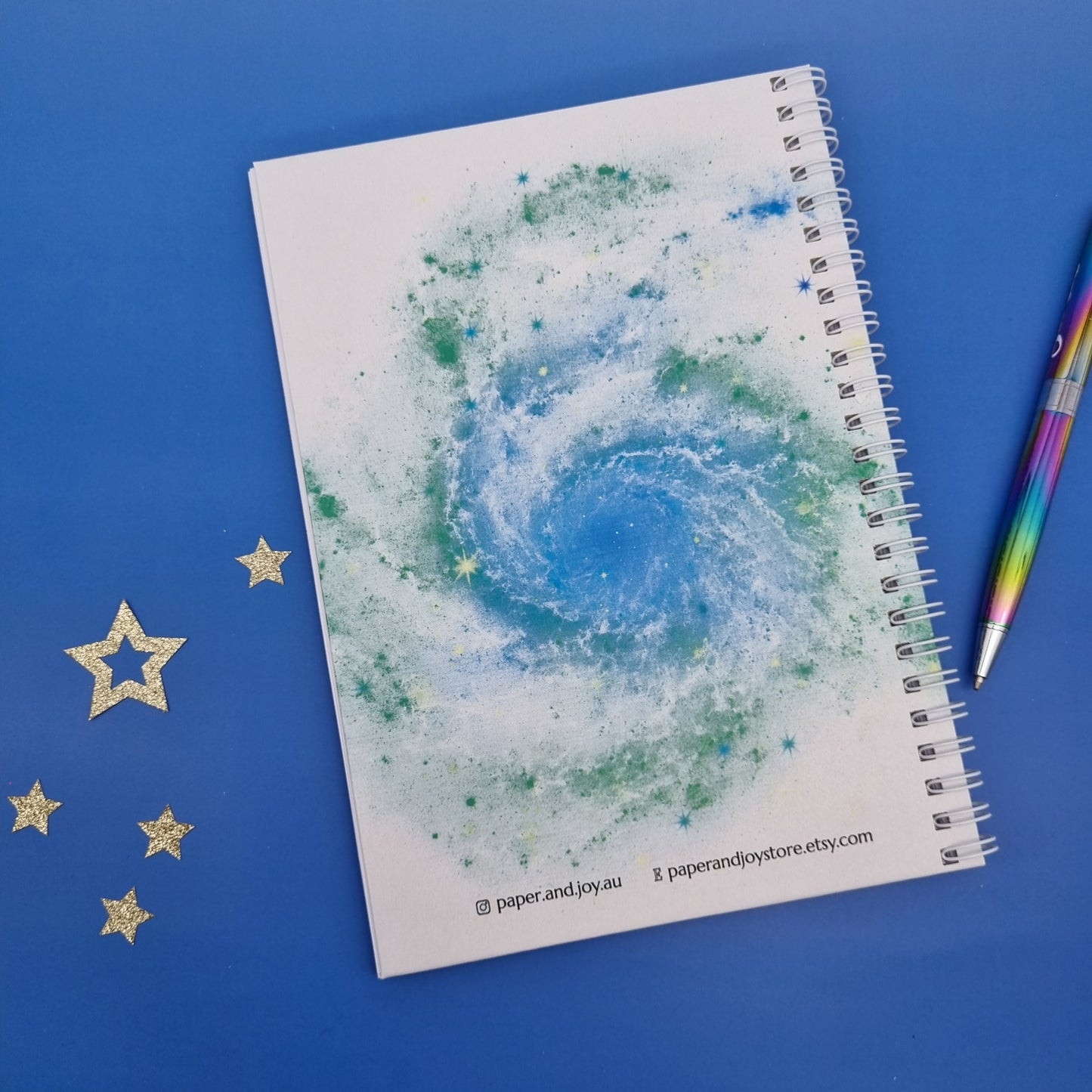2. Zodiac water Cancer A5 spiral journal notebook