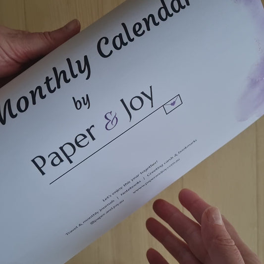 2027 Monthly A4 seasonal calendar with fridge magnets