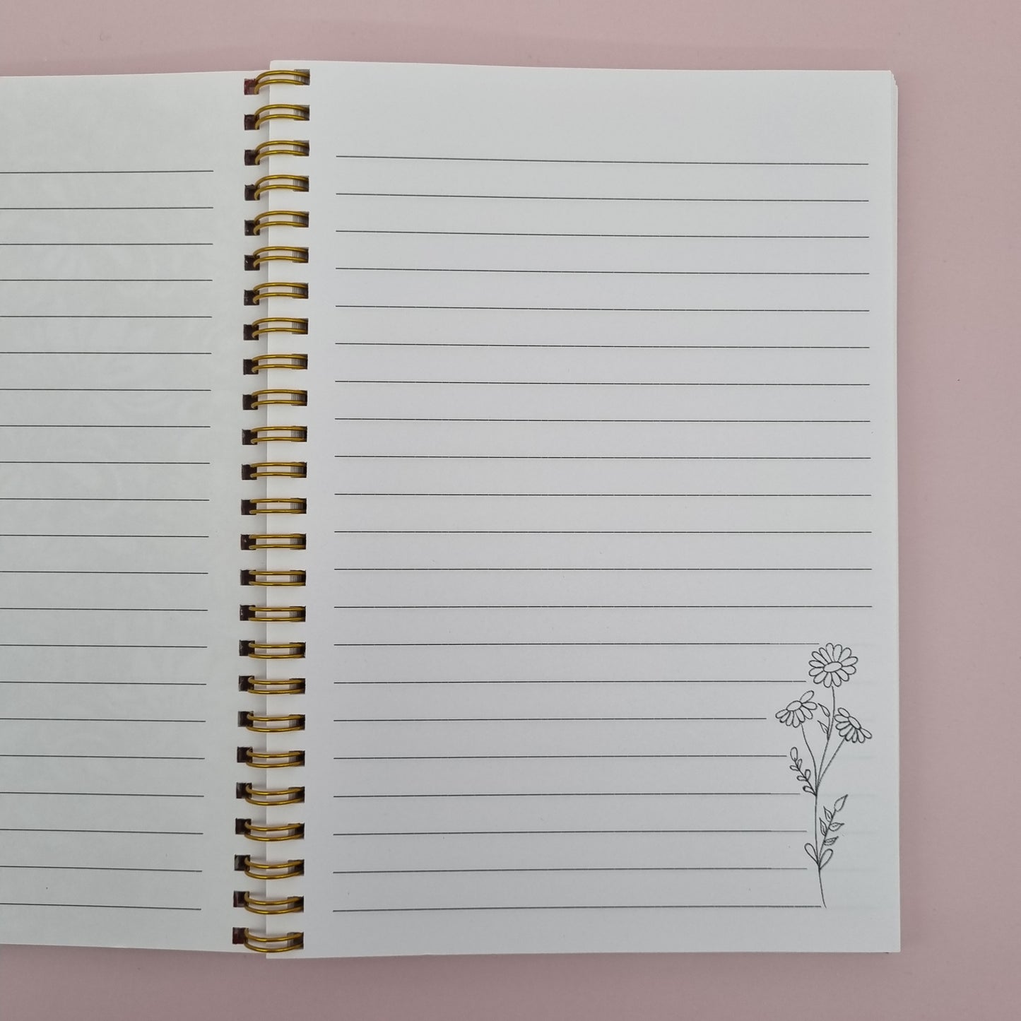Mum's A5 spiral journal notebook - Marble
