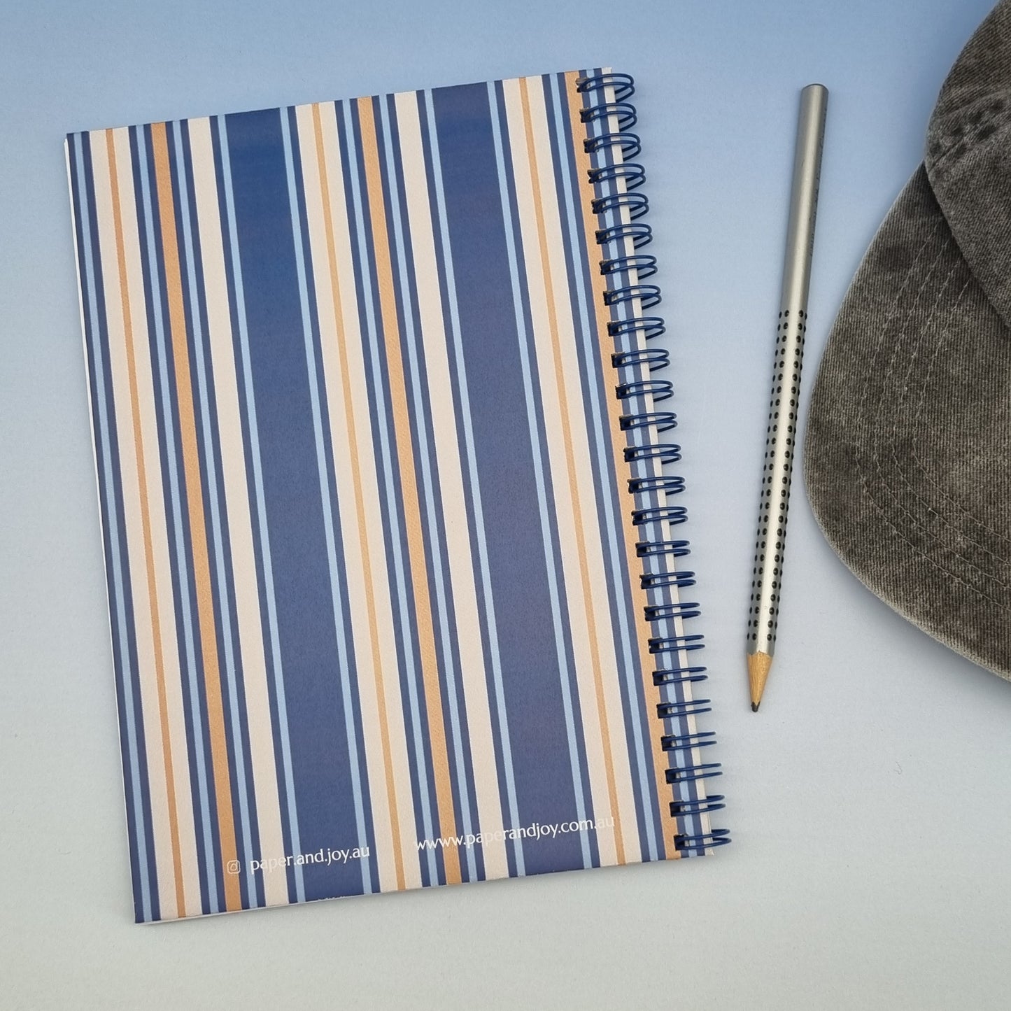 WHOLESALE Dad's A5 spiral journal notebook - Stripe (Qty 3)
