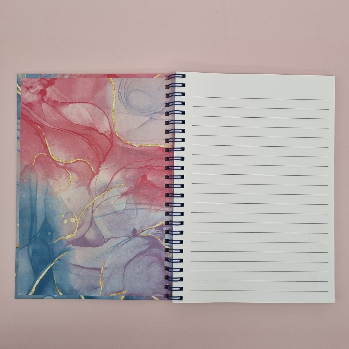 Mum's A5 spiral journal notebook - Marble