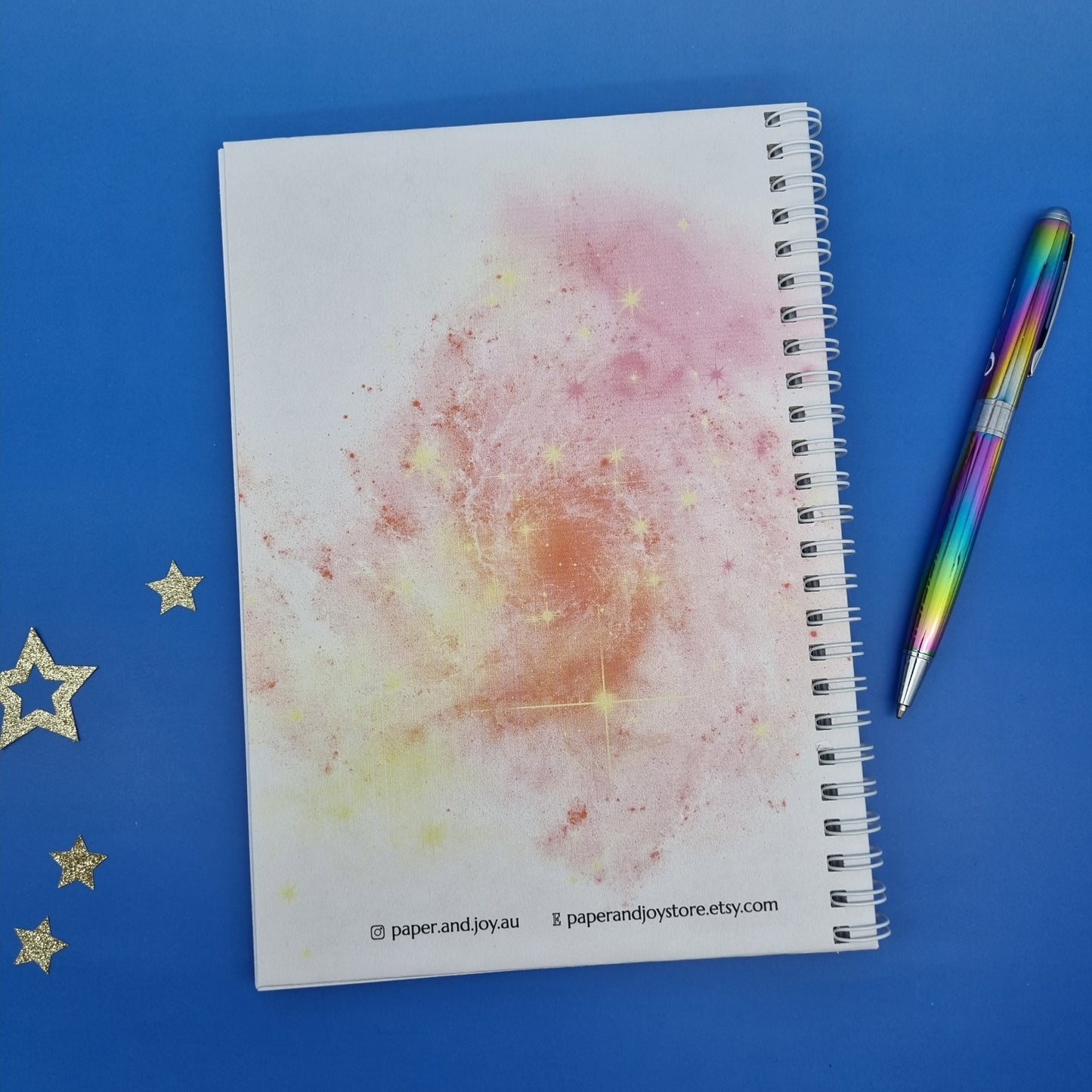 Zodiac fire Leo A5 spiral journal notebook